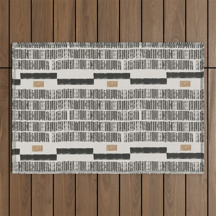 Tribal Rustic Pattern  Outdoor Rug Gallery Image 1