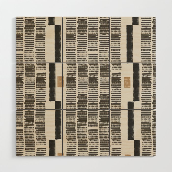 Tribal Rustic Pattern  Wood Wall Art Gallery Image 1