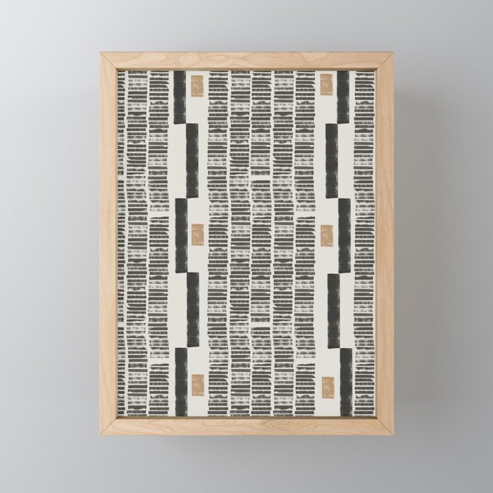 Tribal Rustic Pattern  Mini Art Print Gallery Image 1
