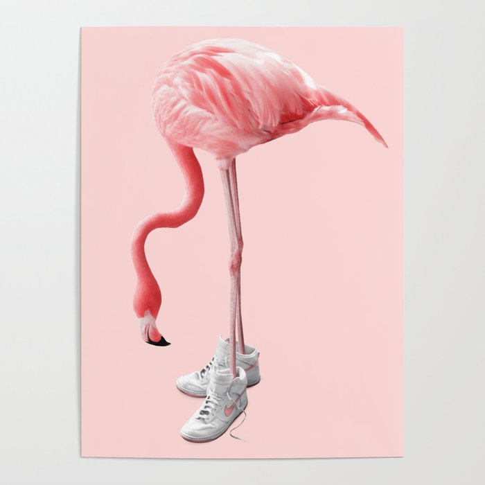 SNEAKER FLAMINGO Poster Gallery Image 1
