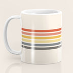 Preda - Classic Motley 70s Vintage Style Retro Stripes Coffee Mug Gallery Image 3