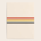 Preda - Classic Motley 70s Vintage Style Retro Stripes Poster Gallery Image 4