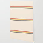 Preda - Classic Motley 70s Vintage Style Retro Stripes Wallpaper Gallery Image 2