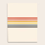 Preda - Classic Motley 70s Vintage Style Retro Stripes Notebook Gallery Image 4