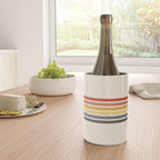 Preda - Classic Motley 70s Vintage Style Retro Stripes Wine Chiller Gallery Image 4