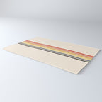 Preda - Classic Motley 70s Vintage Style Retro Stripes Rug Gallery Image 3