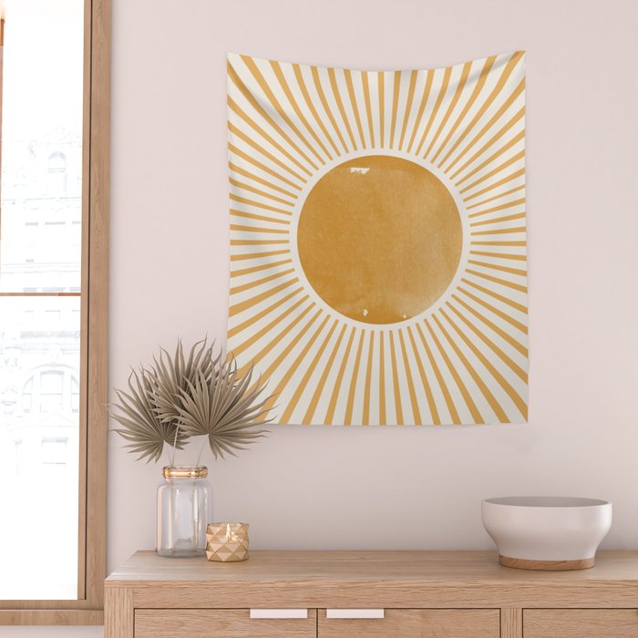 Boho Sun Wall Tapestry Gallery Image 2