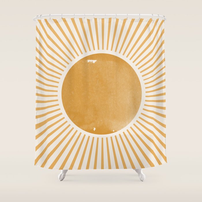 Boho Sun Shower Curtain Gallery Image 1