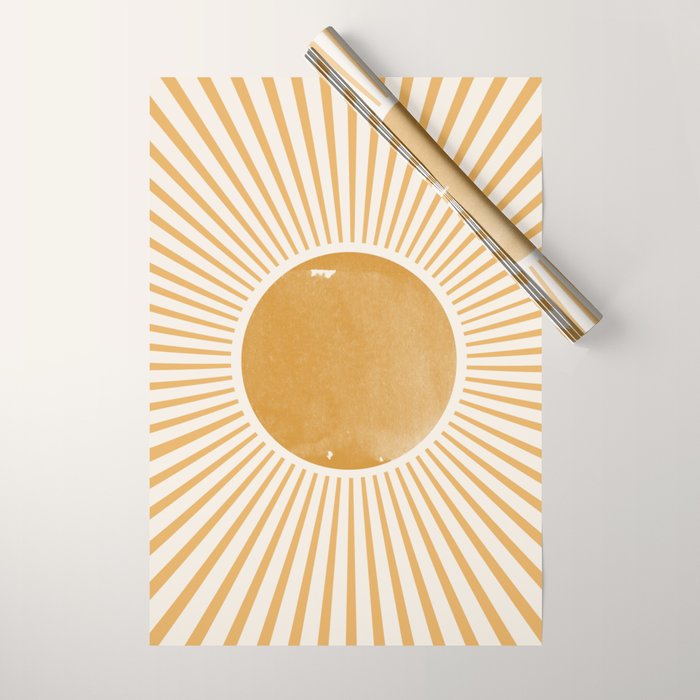 Boho Sun Wrapping Paper Gallery Image 1