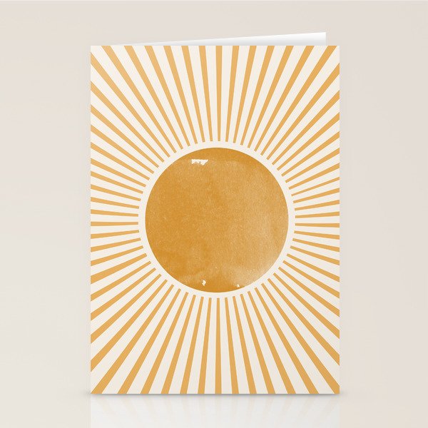 Boho Sun Stationery Card Gallery Image 1