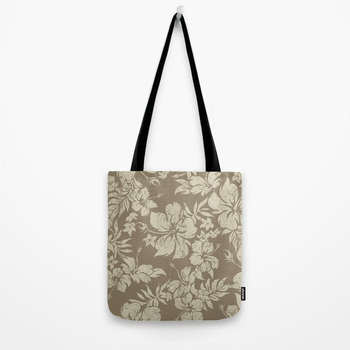 Hibiscus Pareau Hawaiian Floral Aloha Shirt Print Tote Bag Gallery Image 2