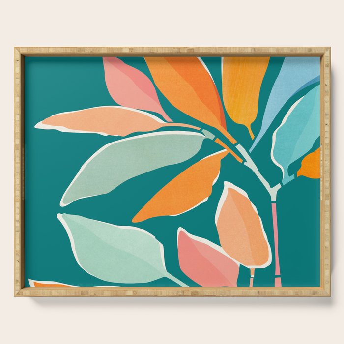Magical Forest at Midnight Serving Tray Gallery Image 1