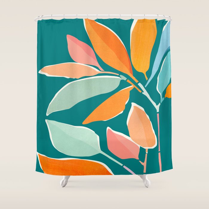 Magical Forest at Midnight Shower Curtain Gallery Image 1