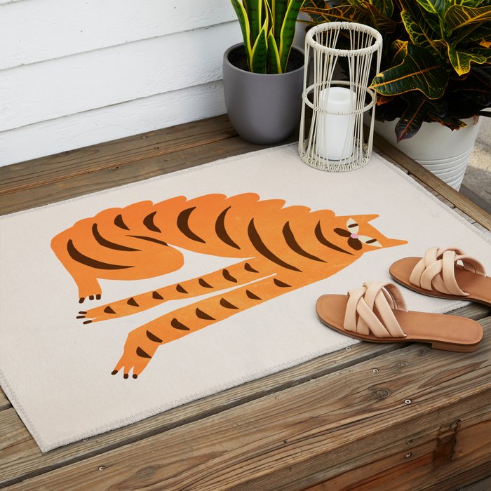 Pop Cats 01: Modern Pop Art Outdoor Rug Gallery Image 2