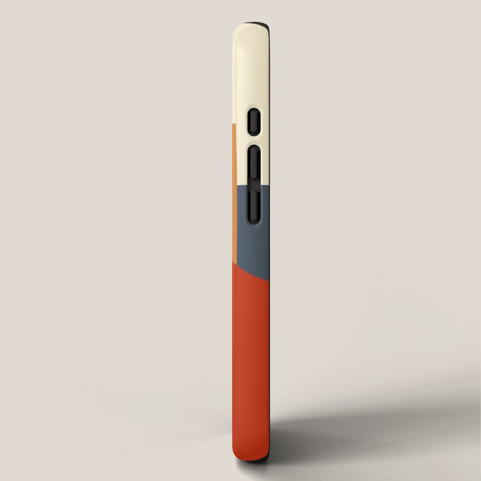 Bauhaus Reflection Number 1 - Navy Colors  iPhone Case Gallery Image 2