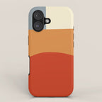 Bauhaus Reflection Number 1 - Navy Colors  iPhone Case Gallery Image 1