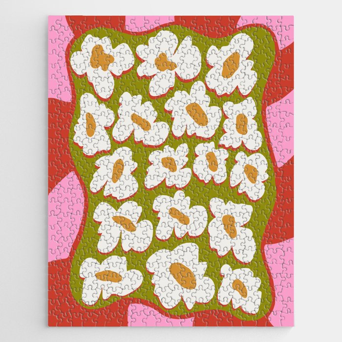 70's retro Bloom Jigsaw Puzzle Gallery Image 1