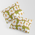 70's retro Bloom Pillow Sham Gallery Image 3