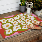 70's retro Bloom Outdoor Rug Gallery Image 2