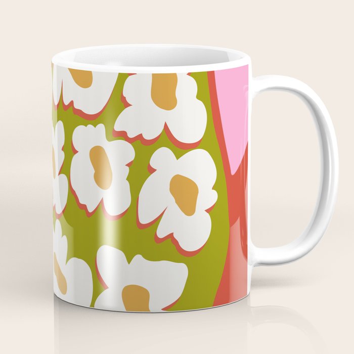 70's retro Bloom Coffee Mug Gallery Image 1
