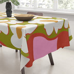 70's retro Bloom Tablecloth Gallery Image 3