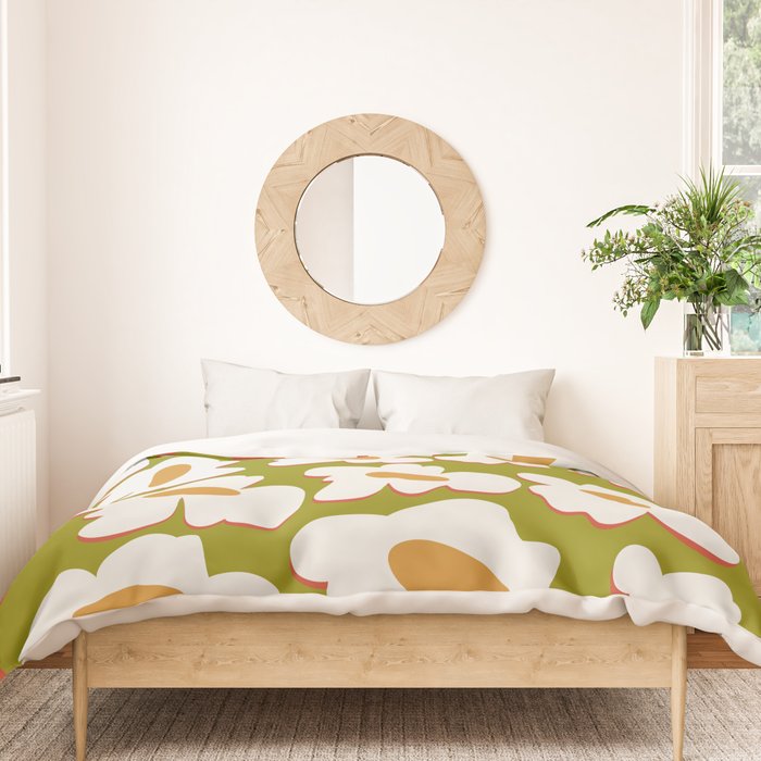 70's retro Bloom Duvet Cover Gallery Image 3