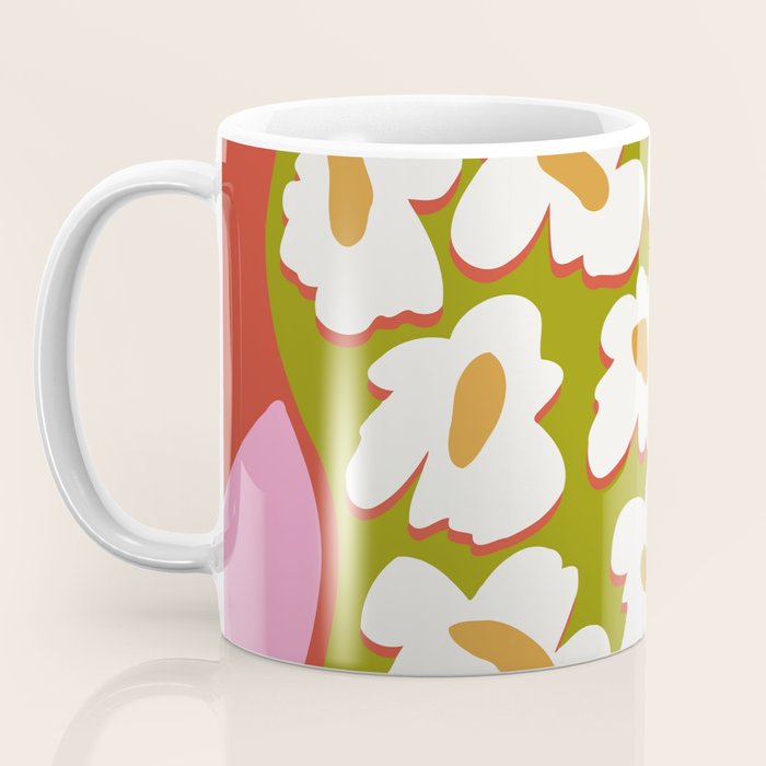70's retro Bloom Coffee Mug Gallery Image 3