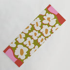 70's retro Bloom Yoga Mat Gallery Image 1