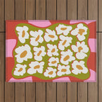 70's retro Bloom Outdoor Rug Gallery Image 1