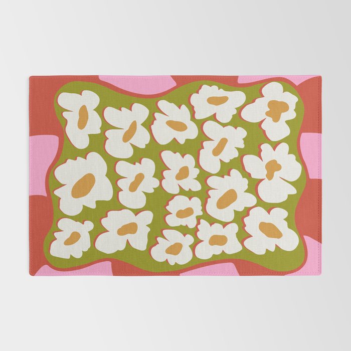 70's retro Bloom Rug Gallery Image 2
