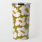 70's retro Bloom Travel Mug Gallery Image 1