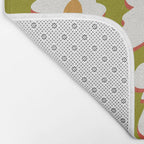 70's retro Bloom Bath Mat Gallery Image 2