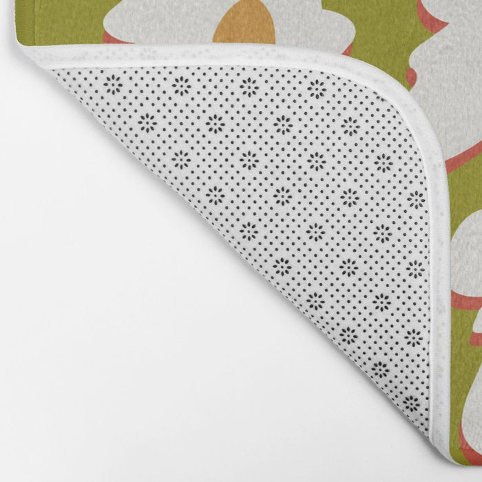 70's retro Bloom Bath Mat Gallery Image 2
