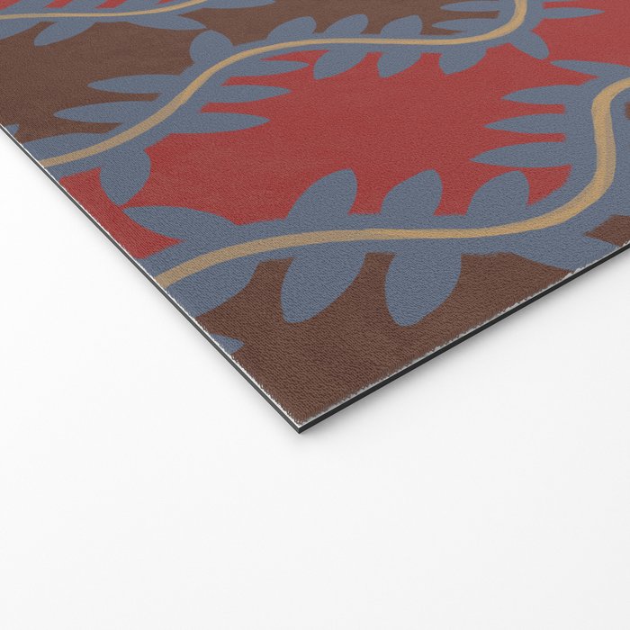 Blue Vines Welcome Mat Gallery Image 2