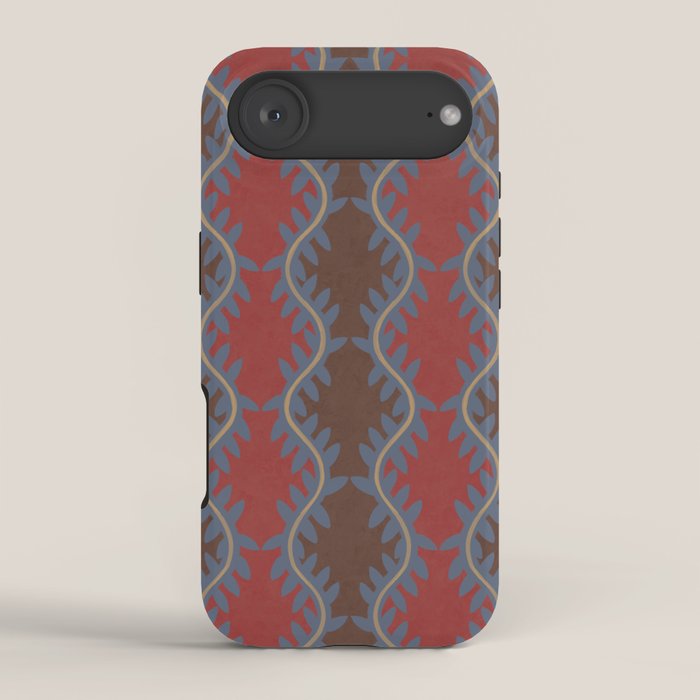 Blue Vines iPhone Case Gallery Image 2