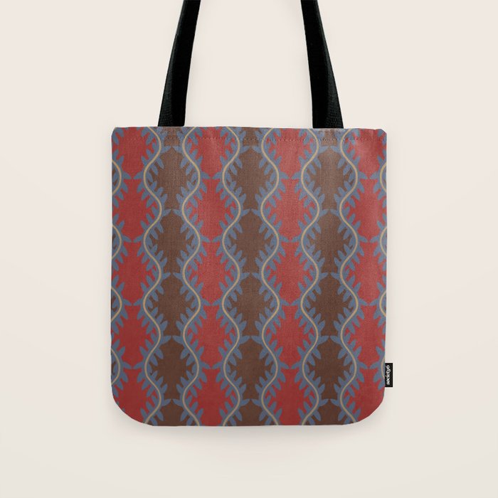 Blue Vines Tote Bag Gallery Image 1