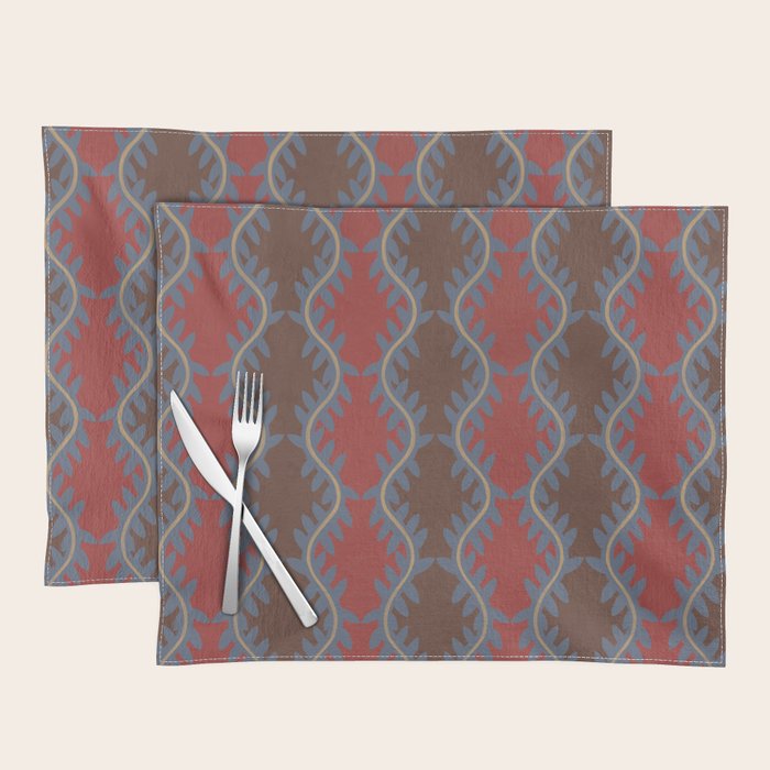 Blue Vines Placemat Gallery Image 1