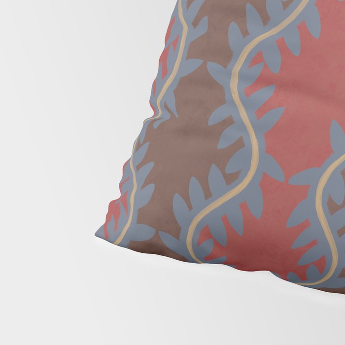 Blue Vines Pillow Sham Gallery Image 4