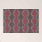 Blue Vines Welcome Mat Gallery Image 1