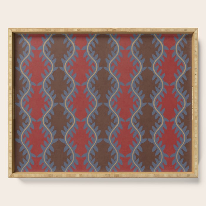 Blue Vines Serving Tray Gallery Image 1