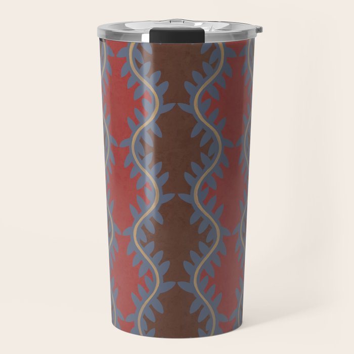 Blue Vines Travel Mug Gallery Image 1