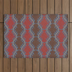 Blue Vines Outdoor Rug Gallery Image 1