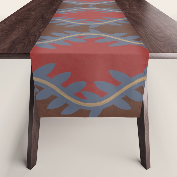 Blue Vines Table Runner Gallery Image 1