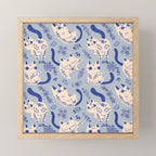 Purrcelin Cats Mini Art Print Gallery Image 1