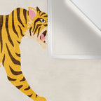 Fierce: Golden Tiger Edition Wall Tapestry Gallery Image 3