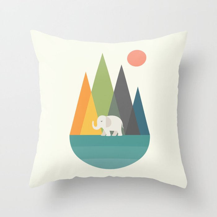 Walk In Peace Throw Pillow Gallery Image 6