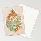 Aeon Archway: Apatosaurus | Dinosaur Science Fiction Art Stationery Card Gallery Image 2