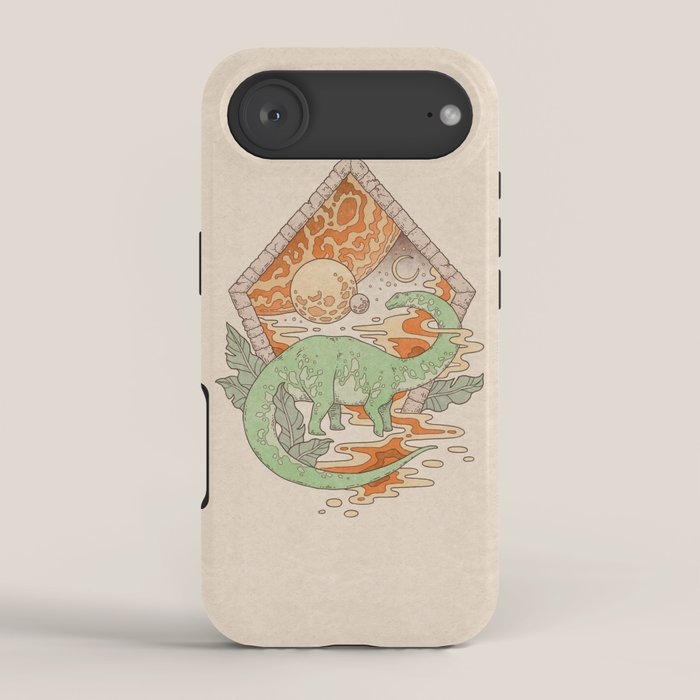 Aeon Archway: Apatosaurus | Dinosaur Science Fiction Art iPhone Case Gallery Image 2