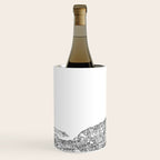 Cape Cod White Map Wine Chiller Gallery Image 1