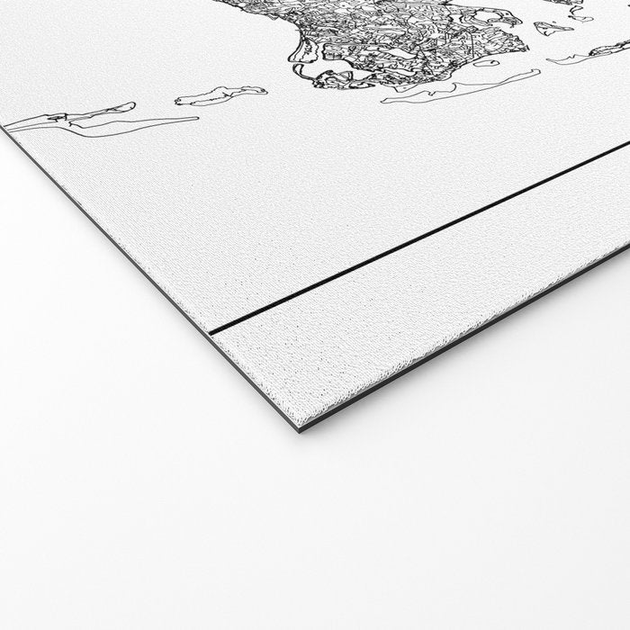 Cape Cod White Map Welcome Mat Gallery Image 2